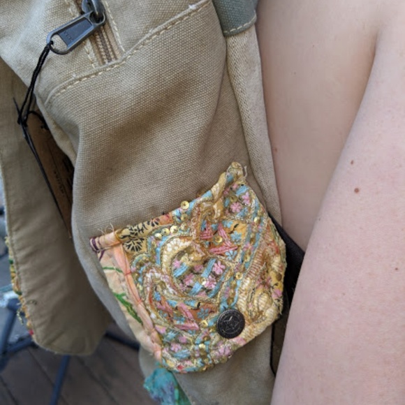 Vintage Addiction Backpack with Vintage fabric